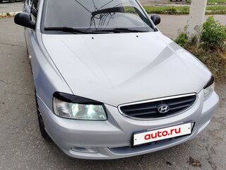 2008 Hyundai Accent ТагАЗ II, серебристый, 530000 рублей, вид 3
