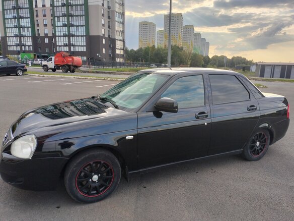 2010 Lada (ВАЗ) Priora I, чёрный, 350000 рублей - вид 14