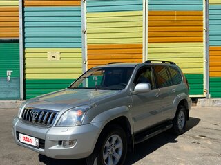 2005 Toyota Land Cruiser Prado 5-speed 120 Series, серебристый, 1900000 рублей, вид 1