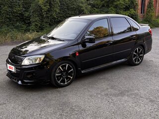 2015 Lada (ВАЗ) Granta Sport I, чёрный, 690000 рублей, вид 2