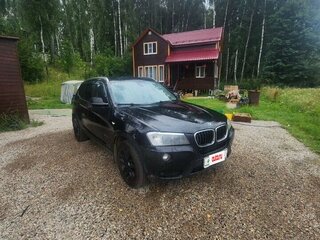 2013 BMW X3 20d xDrive II (F25), чёрный, 1650000 рублей, вид 3