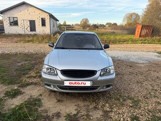 2005 Hyundai Accent ТагАЗ II, серебристый, 350000 рублей, вид 1