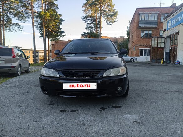 2008 Kia Spectra I Рестайлинг 2, чёрный, 275000 рублей
