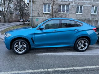 2019 BMW X6 30d II (F16), голубой, 5300000 рублей, вид 1