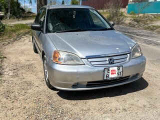 2002 Honda Civic VII, серебристый, 350000 рублей, вид 1