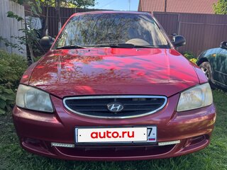 2005 Hyundai Accent ТагАЗ II, красный, 440000 рублей, вид 1