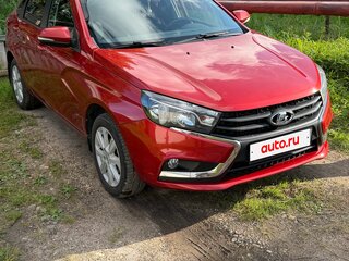 2019 Lada (ВАЗ) Vesta I, красный, 1100000 рублей, вид 1