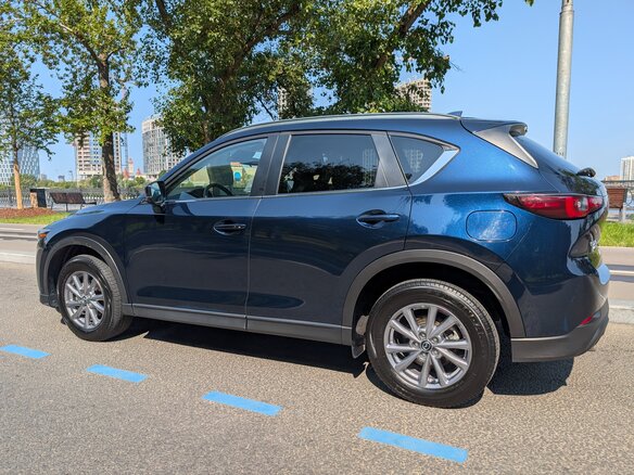 2021 Mazda CX-5 II Рестайлинг, синий - вид 5
