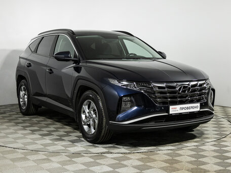 2021 Hyundai Tucson IV, синий, 2899700 рублей, вид 3