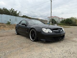 2002 Mercedes-Benz SL-Класс 500 5-speed V (R230), чёрный, 1350000 рублей, вид 1