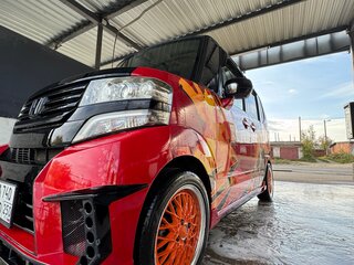 2014 Honda N-BOX I, красный, 969000 рублей, вид 4
