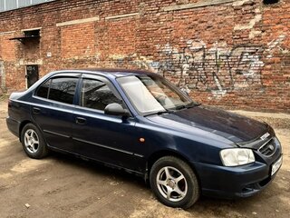 2006 Hyundai Accent ТагАЗ II, синий, 245000 рублей, вид 2
