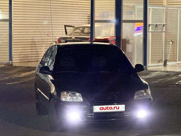2008 Hyundai Accent ТагАЗ II, чёрный, 545000 рублей - вид 6