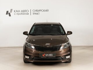 2015 Kia Rio III Рестайлинг, коричневый, 1089658 рублей, вид 2