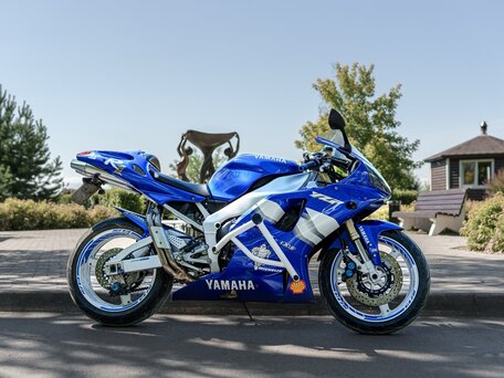 2000 Yamaha YZF-R1, синий, 450000 рублей, вид 3