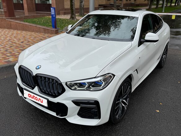 2022 BMW X6 40d III (G06), белый - вид 1