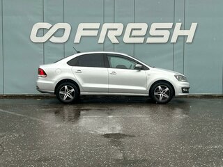 2017 Volkswagen Polo V Рестайлинг, серебристый, 1060000 рублей, вид 5