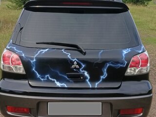 2003 Mitsubishi Airtrek I Рестайлинг, чёрный, 575000 рублей, вид 3