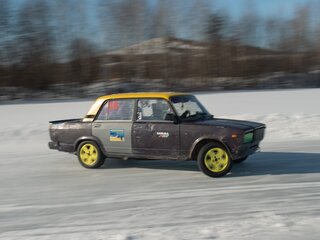 2002 Lada (ВАЗ) 2107, фиолетовый, 130000 рублей, вид 2