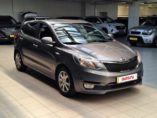 2016 Kia Rio III Рестайлинг, серый, 935000 рублей, вид 1