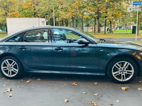 2015 Audi A6 IV (C7) Рестайлинг, серый - вид 7