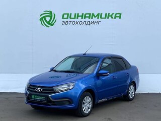 2018 Lada (ВАЗ) Granta I Рестайлинг, синий, 435000 рублей, вид 1