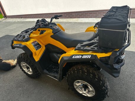 2013 BRP Can-Am Outlander 500, жёлтый, 820000 рублей, вид 5