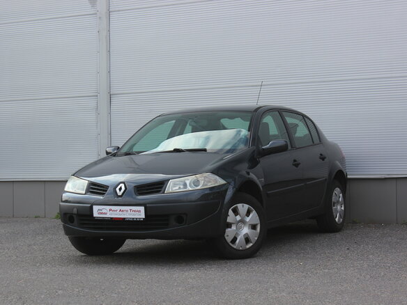 2008 Renault Megane II Рестайлинг, синий, 357000 рублей