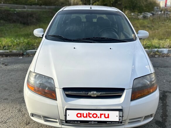 2005 Chevrolet Aveo I, белый - вид 1