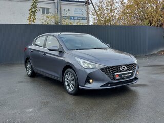2021 Hyundai Solaris II Рестайлинг, серый, 1749000 рублей, вид 3
