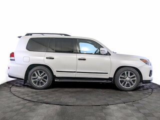 2014 Lexus LX 570 III Рестайлинг, белый, 4200000 рублей, вид 4