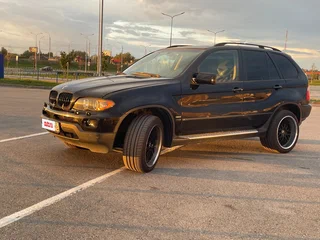 2004 BMW X5 3.0i I (E53) Рестайлинг, чёрный, 750000 рублей, вид 1