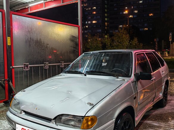 2008 Lada (ВАЗ) 2114, серебристый - вид 2