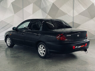 2008 Kia Spectra I Рестайлинг 2, чёрный, 370000 рублей, вид 4