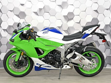 2024 Kawasaki ZX-6R Ninja, зелёный, 1299000 рублей, вид 4