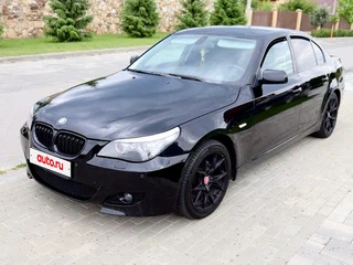 2008 BMW 5 серии 520i V (E60/E61) Рестайлинг, чёрный, 830000 рублей, вид 1