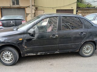 2012 Lada (ВАЗ) Granta I, чёрный, 170000 рублей, вид 4