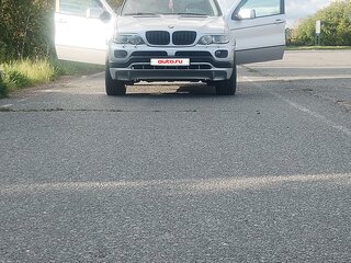 2005 BMW X5 3.0d I (E53) Рестайлинг, серебристый, 1300000 рублей, вид 2