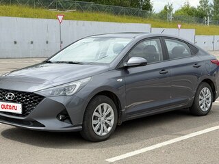 2021 Hyundai Solaris II Рестайлинг, серый, 1410000 рублей, вид 1