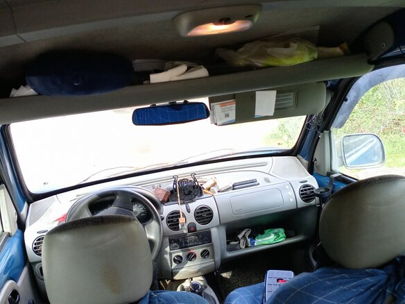 2002 Renault Kangoo I, синий, 160000 рублей - вид 5