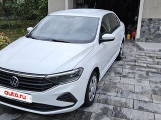 2021 Volkswagen Polo VI, белый, 1490000 рублей, вид 2