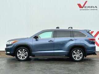 2014 Toyota Highlander III (XU50), голубой, 3150000 рублей, вид 2