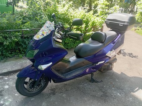 2003 Honda Forza, синий, 129000 рублей, вид 1
