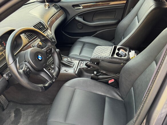 2002 BMW 3 серии 325i IV (E46) Рестайлинг, серый, 750000 рублей - вид 8