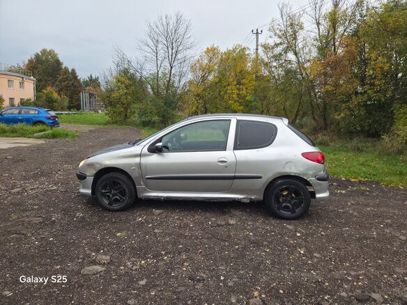 2004 Peugeot 206, серебристый - вид 3