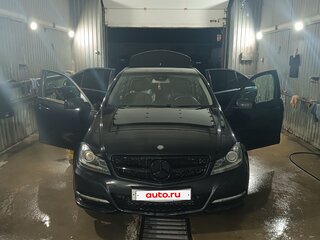 2012 Mercedes-Benz C-Класс 180 BlueEFFICIENCY III (W204) Рестайлинг, чёрный, 1150000 рублей, вид 2