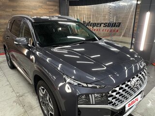 2021 Hyundai Santa Fe IV Рестайлинг, синий, 3550000 рублей, вид 5