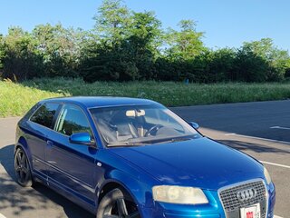 2005 Audi A3 II (8P) Рестайлинг 1, синий, 540000 рублей, вид 2