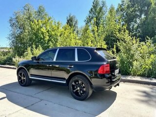 2005 Porsche Cayenne I (955), чёрный, 1350000 рублей, вид 4