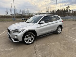 2017 BMW X1 20d xDrive II (F48), серебристый, 1700000 рублей, вид 2
